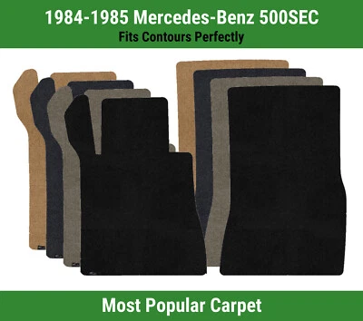 Alfombrillas de primera fila Lloyd Ultimat para Mercedes-Benz 500SEC 1984-1985  Foto 1 de 4