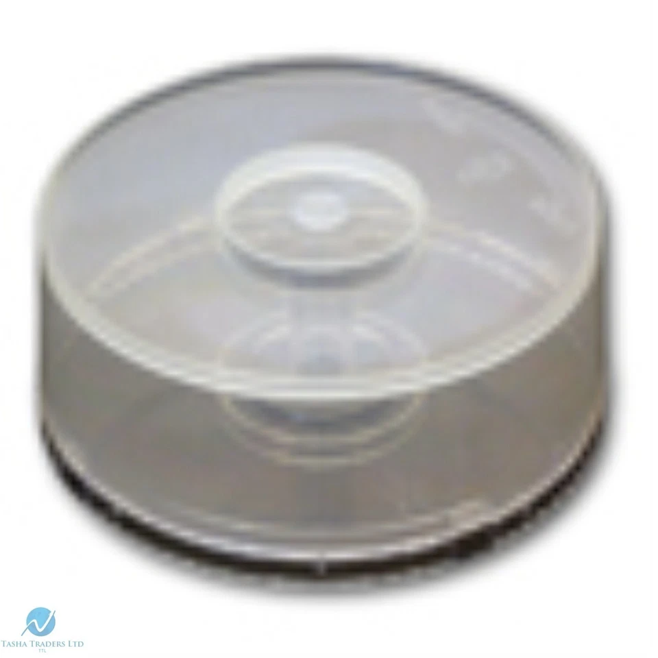 25 CD DVD Plastic Cake Tub holds 25 Disks Spindle Storage Box Empty NEW Case - Image 1 of 1