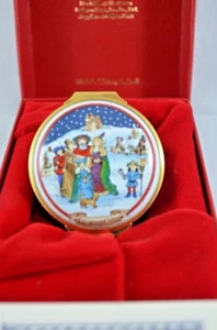 HALCYON DAYS ENAMELS - CHRISTMAS 1993 BOXED - Picture 1 of 5