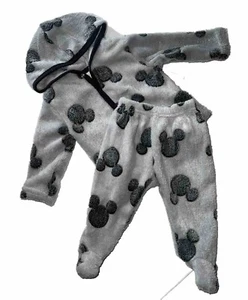 NWT!!!Disney Unisex Baby Outfit Size 3/6 Months Gray/ Black - Picture 1 of 7