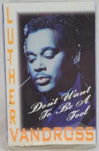Luther Vandross Don't Want To Be A Fool Single Cassette - Picture 1 of 2