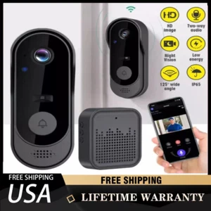 Wireless Security Smart WiFi Doorbell Intercom Video Camera Door Ring Bell Chime - Picture 1 of 17