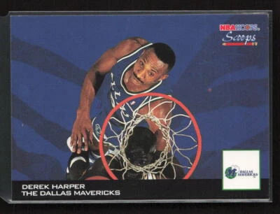 1993-94 Hoops Scoops #HS6 Derek Harper Dallas Mavericks - Image 1 of 2