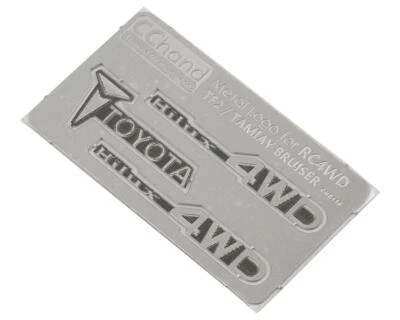 RC4WD CChand Tamiya Hilux Metal Emblem Set [RC4VVVC0007] - Image 1 of 2