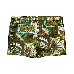 Costume da bagno vintage Barefoot In Paradise Hawaii Tiki pantaloncini 40" Cruise Festival MCM - Foto 1 di 9