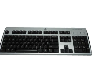 HP Electronic Computer Keyboard Wired with Smart Card Terminal Model KUS0133 USB - Picture 1 of 12