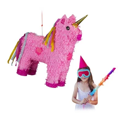 Pinata einhorn 0,2 kg Einhorn Pinata Kinder Pinata Rosa Pinata leicht rosa - Bild 1 von 4