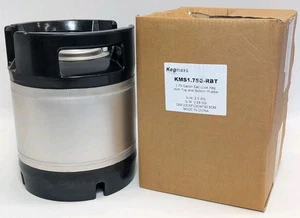 Kegmax 1.75 Gallon Ball Lock Corny Keg Homebrew Draft Beer Mini Kegerator - Picture 1 of 4