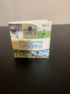 Wii Sports Nintendo Video Game w/ Game Manual Sleeve Complete - Picture 1 of 5