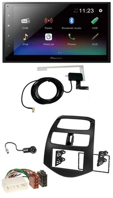 Pioneer DAB MP3 Bluetooth 2DIN USB Autoradio für Chevrolet Spark KLM 2012-2013 - Bild 1 von 4