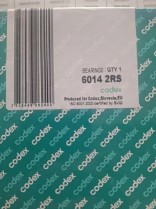 Rillenkugellager 6014-2RS - Bild 1 von 1