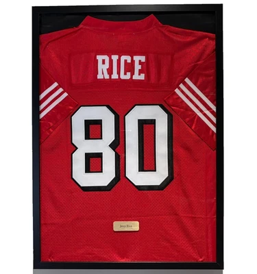 San Francisco 49ers Jerry Rice Jersey Framed, Jerry Rice Shirt Framed — 第 1/4 张图片