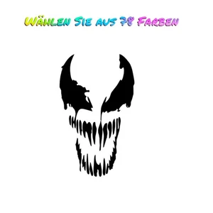 Auto aufkleber 10cm  tuning Alien Sticker Venom Horror Dekor  - Bild 1 von 4