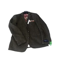Paisley & Gray Herren Blazer anthrazit mit gemustertem Futter - Bild 1 von 8