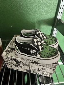 Vans X Marvel Old The Avengers Sneakers Toddler Size 4.5 Captain America Shoes - Picture 1 of 4