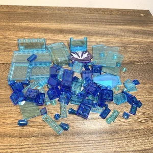 Lego Bundle Of Trans Blue 100 Pieces - Picture 1 of 7