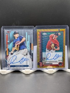 RICHARD FITTS 2 Card RC Auto Lot | 2025 Topps Gold /50 - Picture 1 of 2