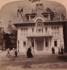 1900 PARIGI EXPO FOTO SV Oom Paul Transvaal Sudafrica edificio nano musulmano - Foto 1 di 3