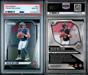 2024 Panini Prizm #301 Caleb Williams Rookie RC PSA 10 Gem Mint - Bild 1 von 3