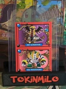 Giratina/Regigigas Pokedex 2 Gold Star Foil Peru Sticker#100/101  - Picture 1 of 2