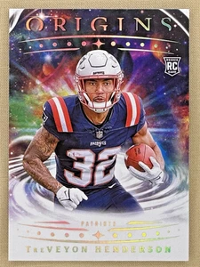 2025 Panini Origins TreVeyon Henderson RC New England Patriots rookie RB #105 - Picture 1 of 2