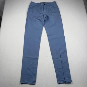 Pantalones Chinos Incotex Para Hombre 32 Azul Claro Ajuste Moderno Chinolino Patrón Slowear M - Imagen 1 de 12