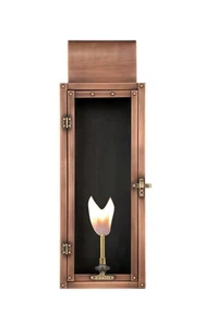 Primo Lanterns LF-21G Lafayette 7"W Outdoor Wall-Mounted Lantern - Copper - Picture 1 of 1