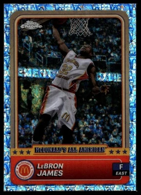 2024 Topps Chrome McDonald's All-American #50 LeBron James McFlurry Refractor - Image 1 of 2