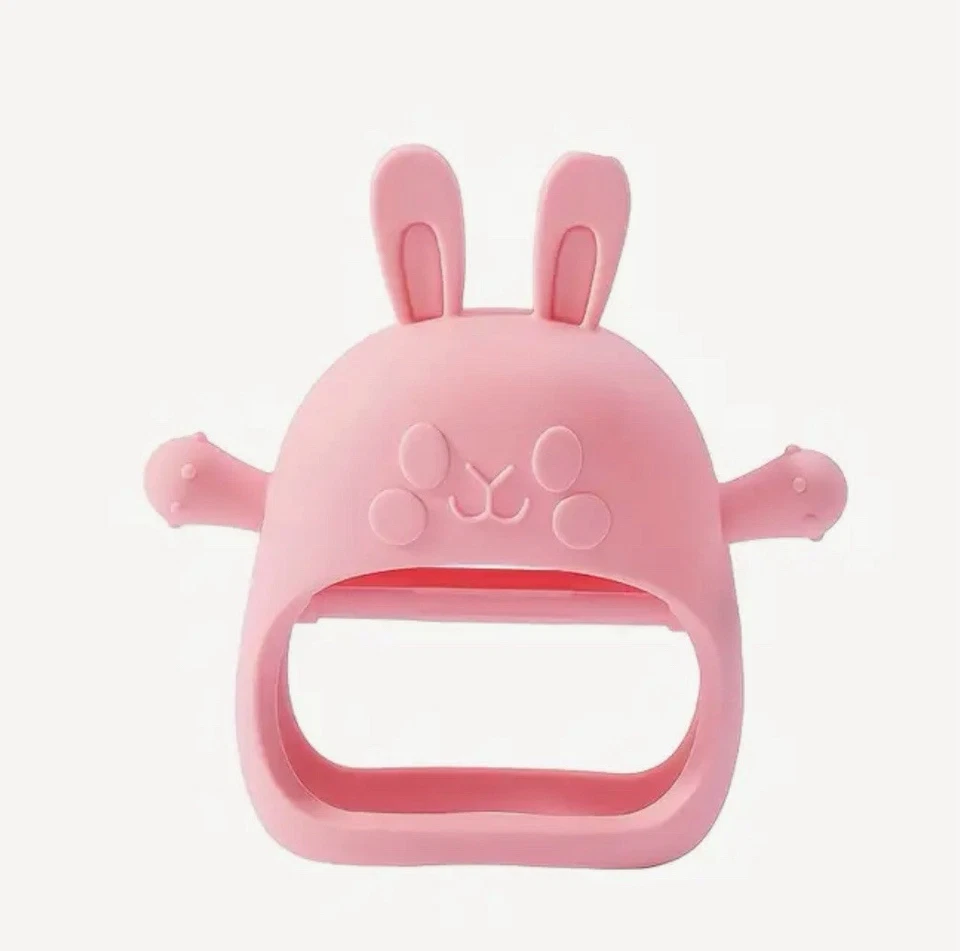 Baby Teething- Pink Bunny - Image 1 of 1