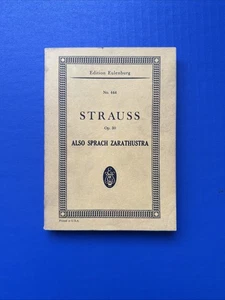 Strauss, R. - Also Sprach Zarathustra - Eulenburg Miniature Study Score PB - Picture 1 of 7