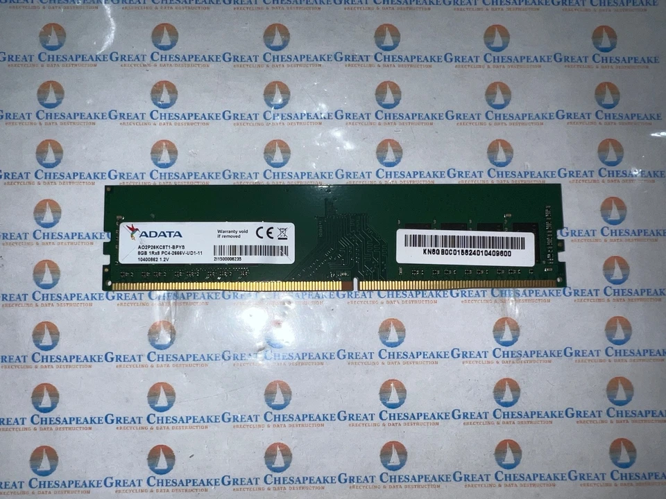 ADATA AO2P26KC8T1-BPYS 8GB DDR4 PC4-2666 DIMM Desktop Ram TESTED! - Image 1 of 1