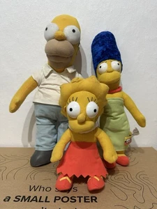 Die Simpsons - Plüschfigur Homer mit Sound! 50cm + Marge + Lisa - Bild 1 von 12