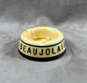 Cendrier vintage Beaujolais Piat Macon en faience Made in France 1950 - Foto 1 di 5