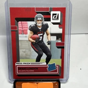 2022 Donruss Drake London Rated Rookie Red Press Proof - Bild 1 von 2