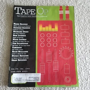 Tape Op Magazine - Issue No. 105 (Jan/Feb 2015) Music Recording -Jackson Browne - Picture 1 of 5