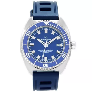 Aquadive Watch Bathyscaphe 100MKII Limited Edition - Inventory 6425 43mm Rubber - Picture 1 of 8