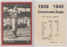 1977 TCMA 1939-40 Cincinnati Reds Lee Gamble #22