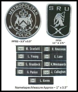 FLASHPOINT T.V. SHOW - 11 PATCH SET - FPT 01-02, 08-14, 16-17 - Picture 1 of 1