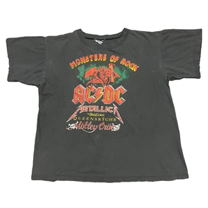 Camisa De Colección Monsters Of Rock Gira Años 90 Puntada Única Metallica Motley Crue Acdc - Imagen 1 de 23