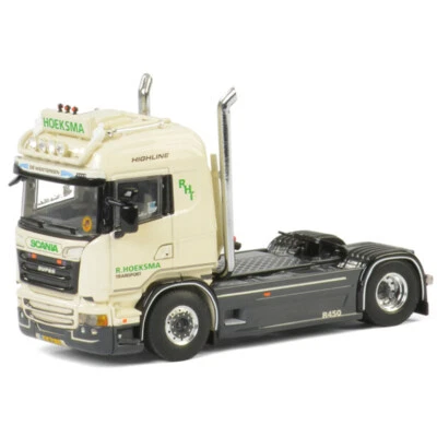 WSI 01-2065 HOEKSMA SCANIA R6 4X2 Camión Cabezal de remolque Aleación Modelo de coche Modelo 1/50 Foto 1 de 2