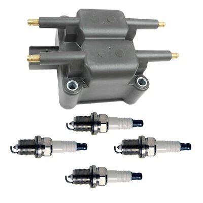 Bobina de encendido UF189 y bujía 5302 para nuevo juego Jeep Chrysler Dodge Plymouth * Foto 1 de 2