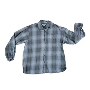 Columbia River Lodge manga larga abotonada talla mediana para hombre - Imagen 1 de 4