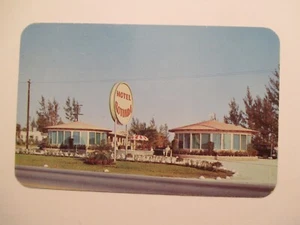 Tarjeta postal de Miami Florida Rotunda Motel FL - Imagen 1 de 2
