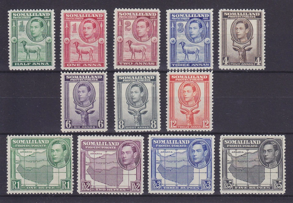 SOMALILAND 1938, SG 93-104, COMPLETE SET, MLH - Image 1 of 1
