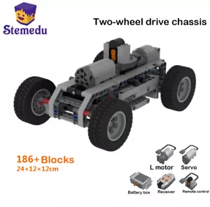 Variable Speed Car Chassis Mechanical Puzzle MOC Electric Remote Control Model - Picture 1 of 6