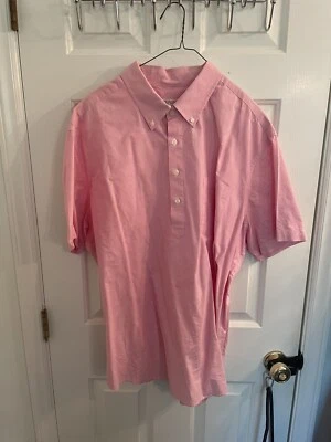 Merona SS Casual Shirt Pink XXL - Image 1 of 2