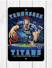 TENNESSEE TITANS CUSTOM 8"X12" METAL WALL SIGN MAN CAVE OFFICE HOME 