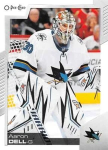 2020-21 O-Pee-Chee #215 Aaron Dell San Jose Sharks - Picture 1 of 2