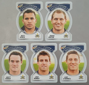NRL 2006 Accolade Footy Faces Parallel Cowboys Cards x5 **Matt Bowen** - Picture 1 of 2