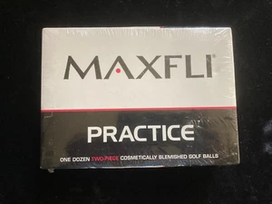 Maxfli Übungsgolfbälle, neu im Karton, 12 "kosmetisch makellos" versiegelt - Bild 1 von 1